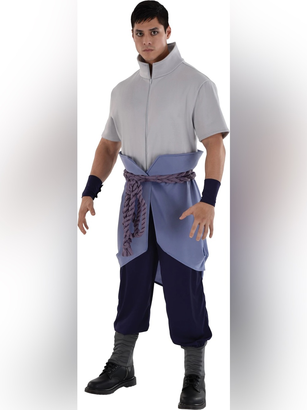 BRAND NEW men naruto sasuke halloween costume size adult standard fits up to 44